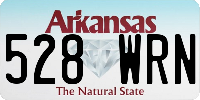 AR license plate 528WRN