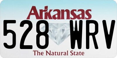 AR license plate 528WRV