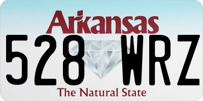 AR license plate 528WRZ
