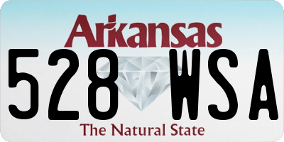 AR license plate 528WSA