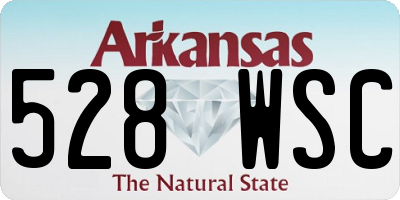 AR license plate 528WSC