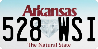 AR license plate 528WSI