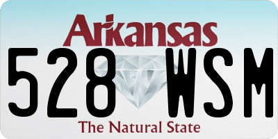 AR license plate 528WSM