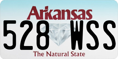 AR license plate 528WSS