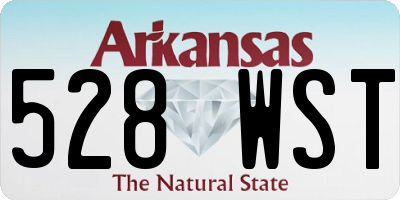 AR license plate 528WST