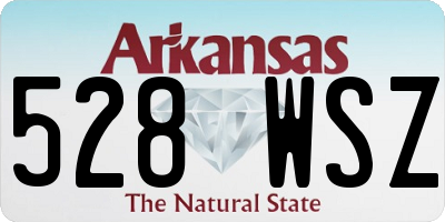 AR license plate 528WSZ