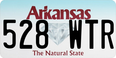 AR license plate 528WTR