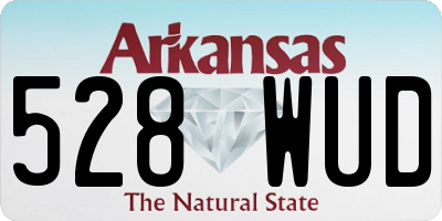 AR license plate 528WUD