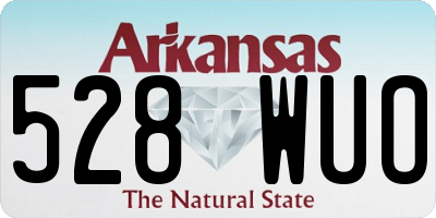 AR license plate 528WUO