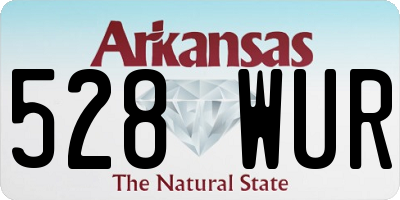 AR license plate 528WUR