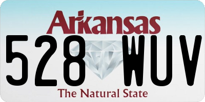 AR license plate 528WUV