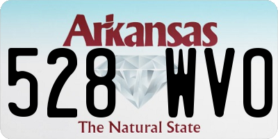 AR license plate 528WVO