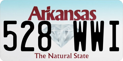 AR license plate 528WWI