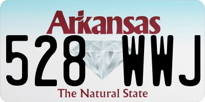 AR license plate 528WWJ