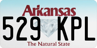 AR license plate 529KPL