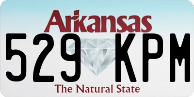 AR license plate 529KPM