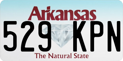 AR license plate 529KPN