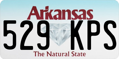 AR license plate 529KPS