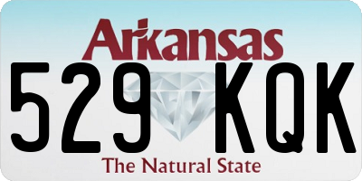 AR license plate 529KQK