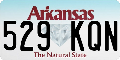 AR license plate 529KQN