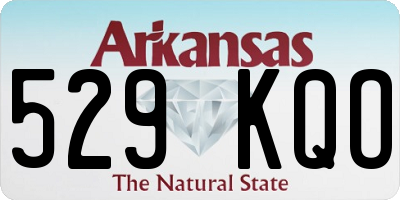 AR license plate 529KQO