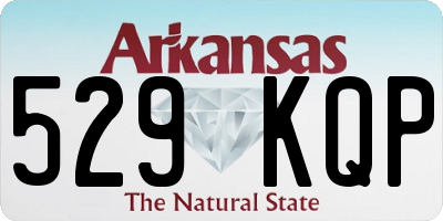 AR license plate 529KQP