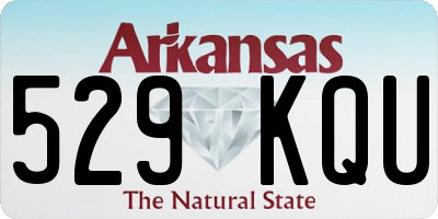 AR license plate 529KQU