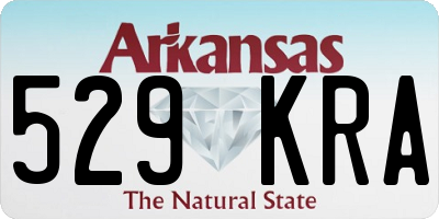 AR license plate 529KRA