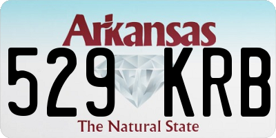 AR license plate 529KRB