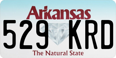 AR license plate 529KRD