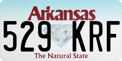 AR license plate 529KRF