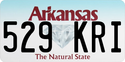 AR license plate 529KRI