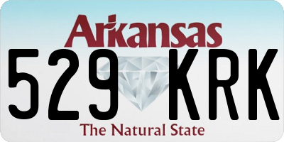 AR license plate 529KRK