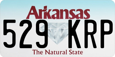 AR license plate 529KRP