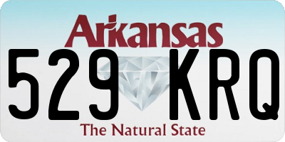 AR license plate 529KRQ