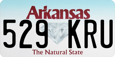 AR license plate 529KRU
