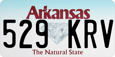 AR license plate 529KRV