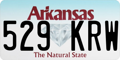 AR license plate 529KRW