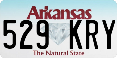 AR license plate 529KRY