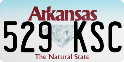 AR license plate 529KSC