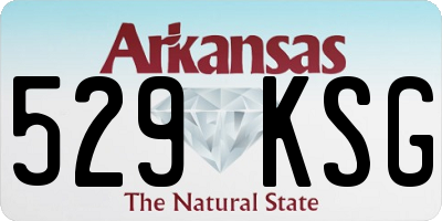 AR license plate 529KSG