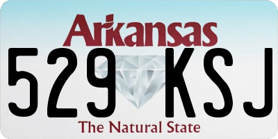 AR license plate 529KSJ