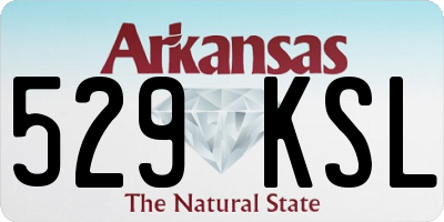 AR license plate 529KSL