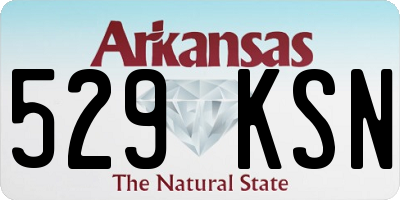 AR license plate 529KSN