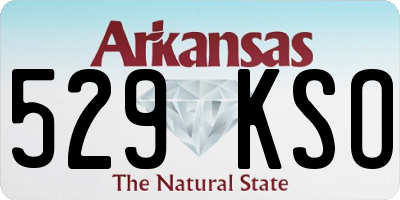 AR license plate 529KSO