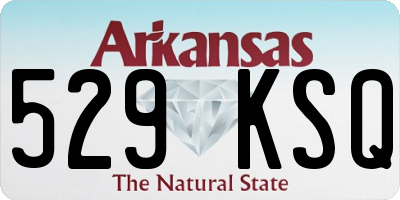 AR license plate 529KSQ