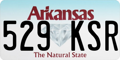 AR license plate 529KSR
