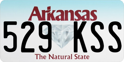 AR license plate 529KSS