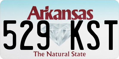 AR license plate 529KST