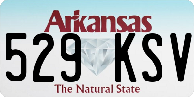 AR license plate 529KSV